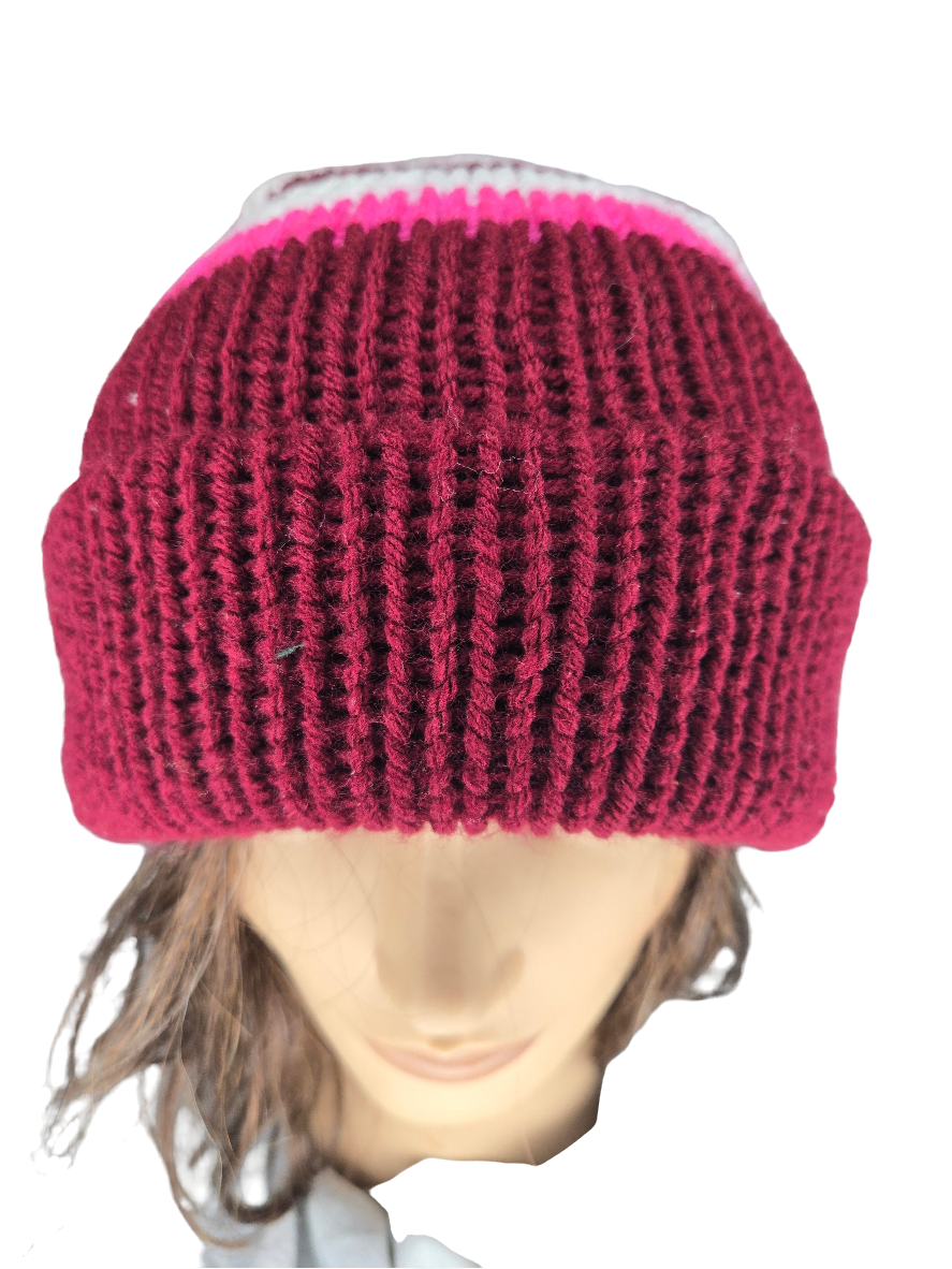 Knitted Striped Hat