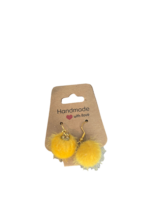 Pompom Earrings