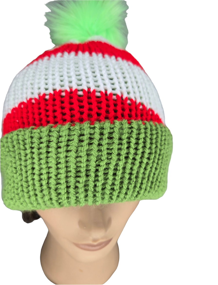 Knitted Grinch Hat