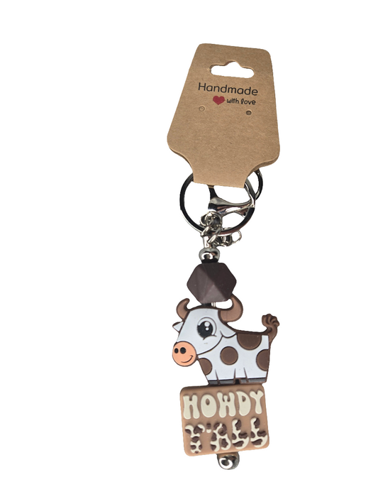 Cow Keychain